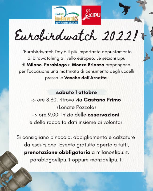 Locandina EuroBirdWatch Day 2022